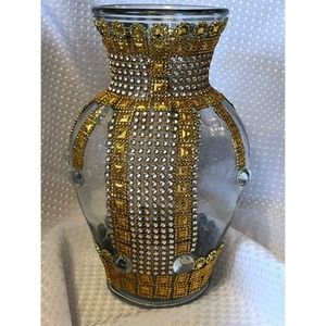 Elegant Gold Trim Vase
